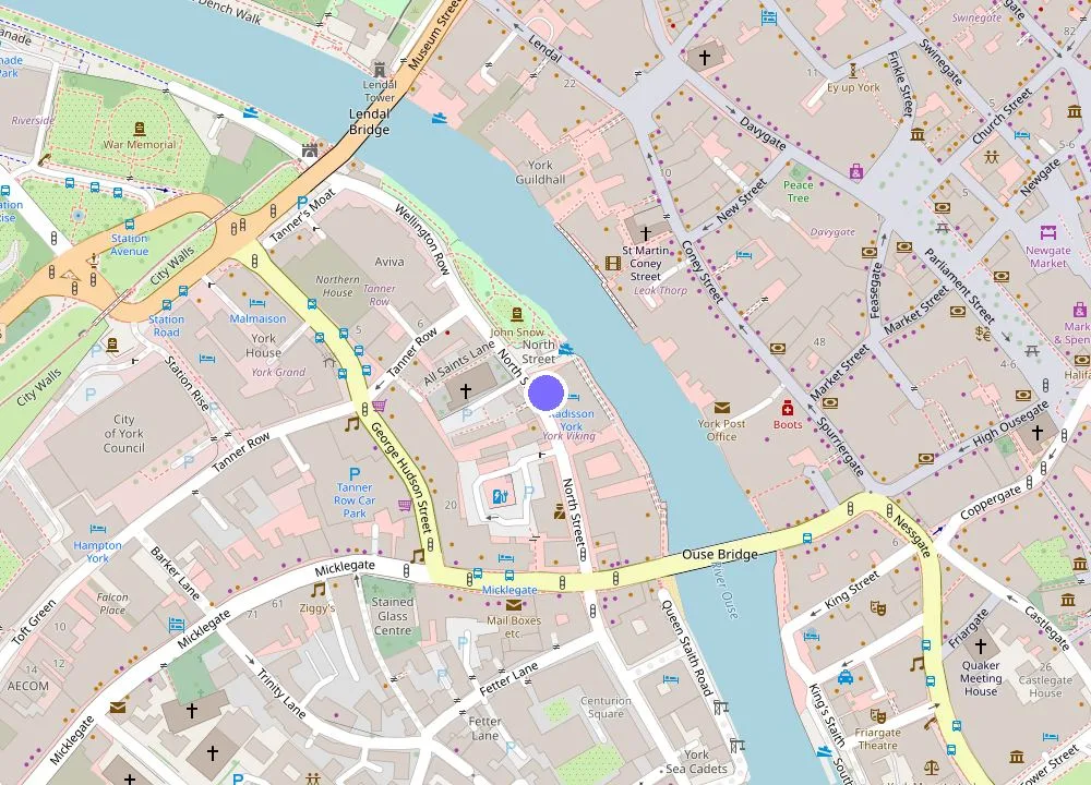 Map: Radisson Hotel York